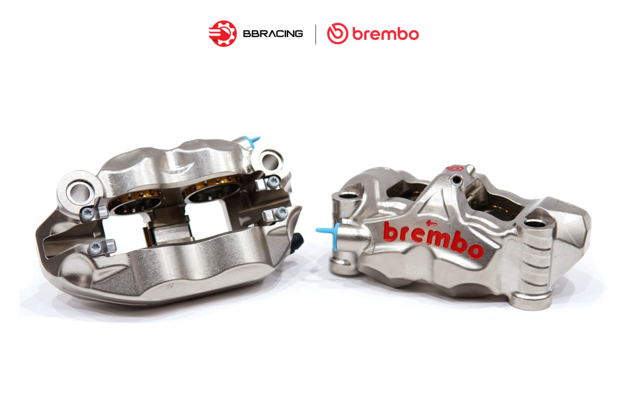 Heo Thắng Brembo MotoGP Wet P4 32/36 108mm Nickel Phải