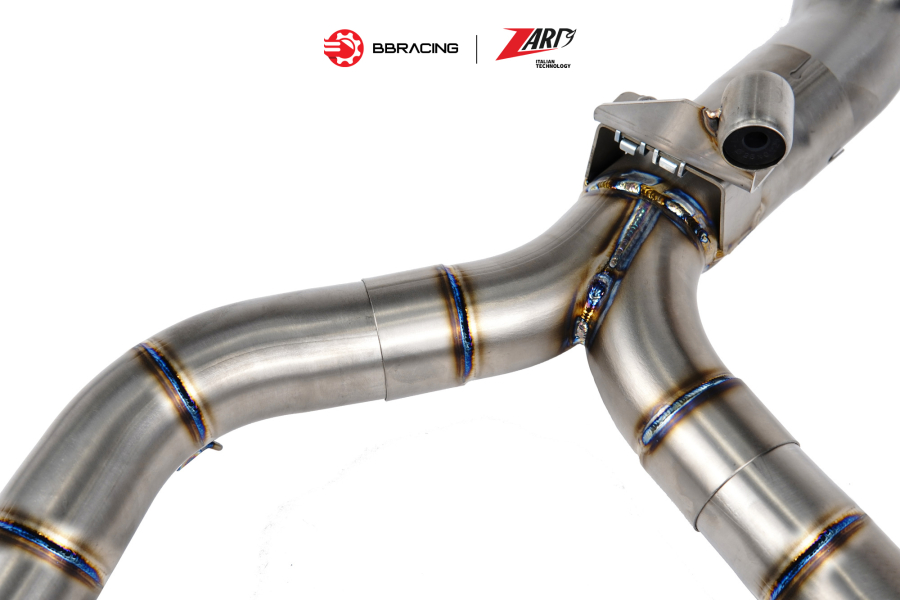 Zard BMW R9T 2021-23 - Cổ Pô Titanium Snake Welds