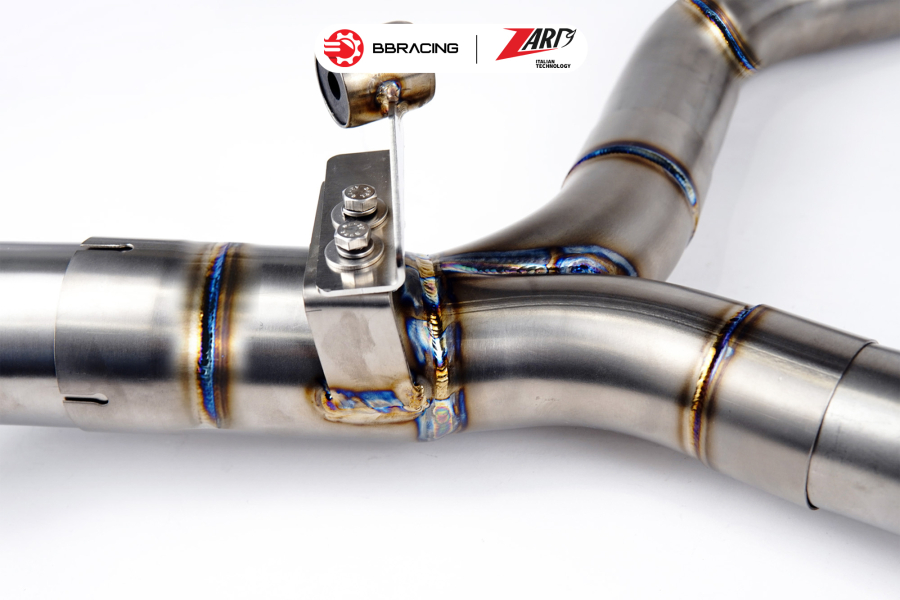 Zard BMW R9T 2021-23 - Cổ Pô Stainless Steel Snake Welds