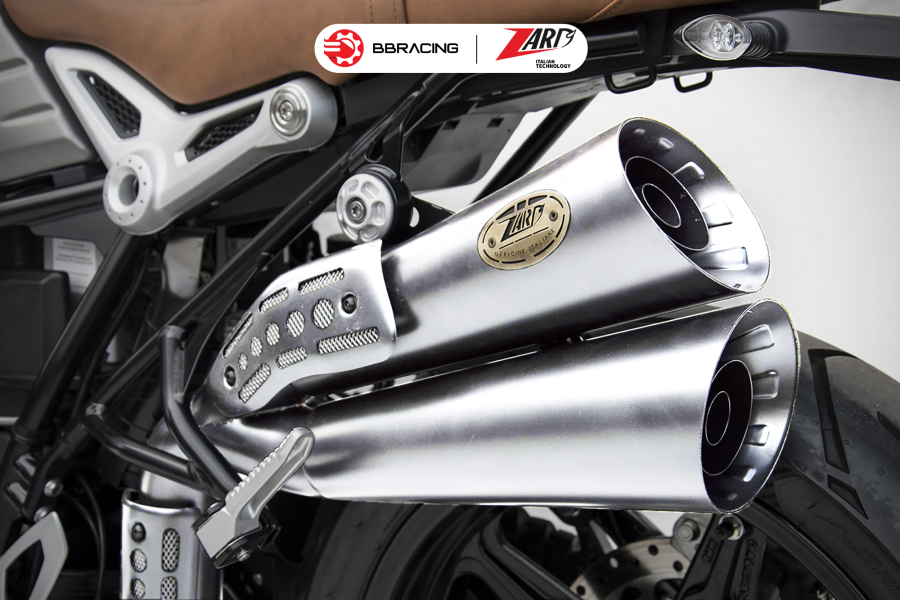 Zard BMW R9T Scrambler 2021-23 - Slip On Hardy Stainless Steel