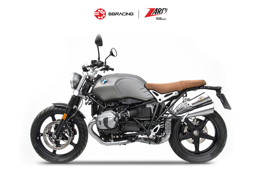 Zard BMW R9T Scrambler 2021-23 - Slip On Hardy Stainless Steel