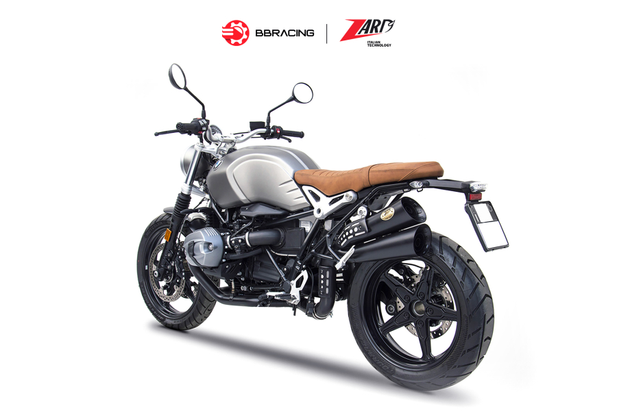 Zard BMW R9T Scrambler 2021-23 - Slip On Hardy Black Coating