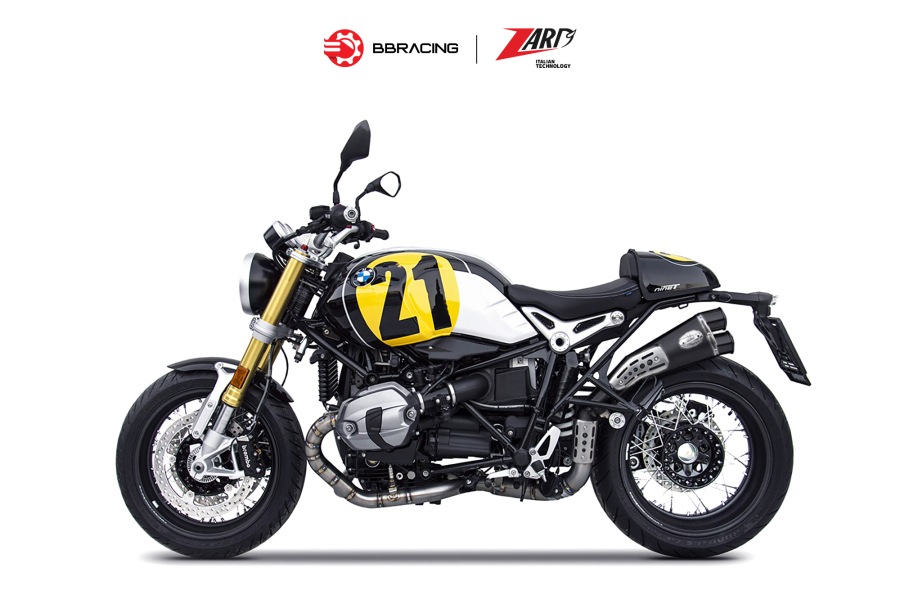 Zard BMW R9T 2021-23 - Slip On Special Edition Black Coating