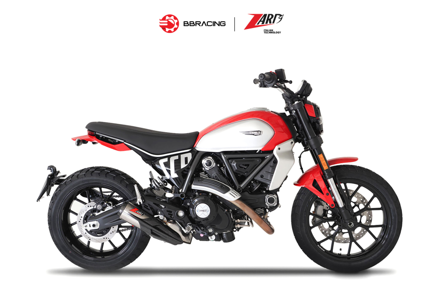 Zard Ducati Scrambler 800 2023-24 - Slip On Titanium Carbon