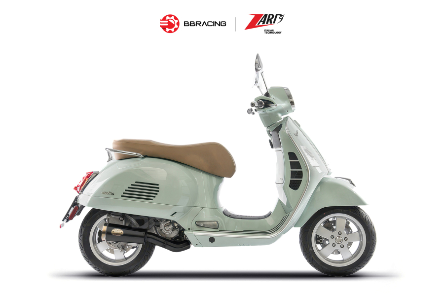 Zard Vespa GTS 300 2020-23 - Slip On Black Coating