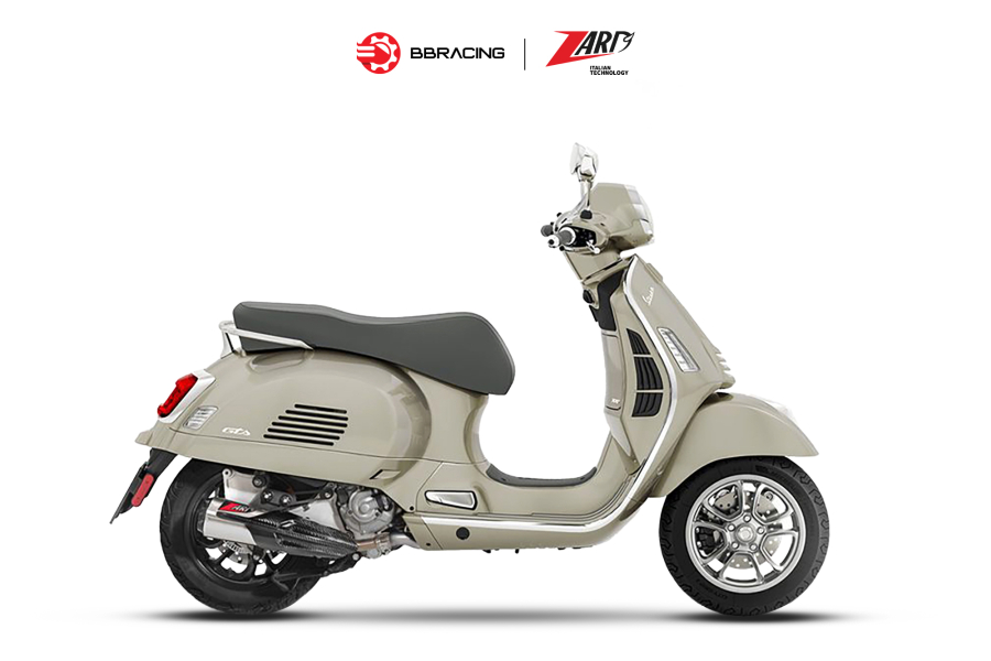 Zard Vespa GTS 300 2020-23 - Slip On Carbon End Cap