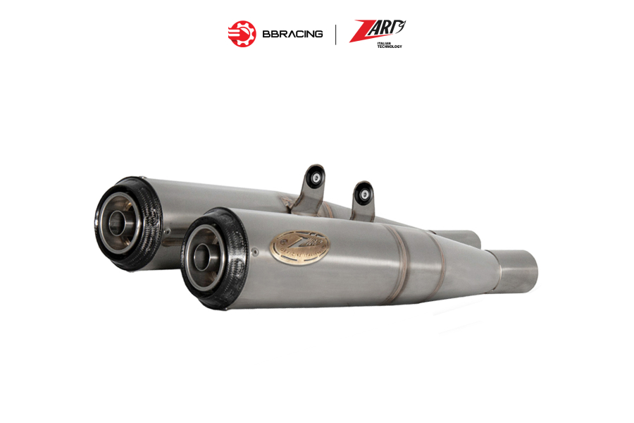 Zard Triumph Thruxton R RS 2021-23 - Slip On N.2 Conical Euro 5 Carbon End Cap