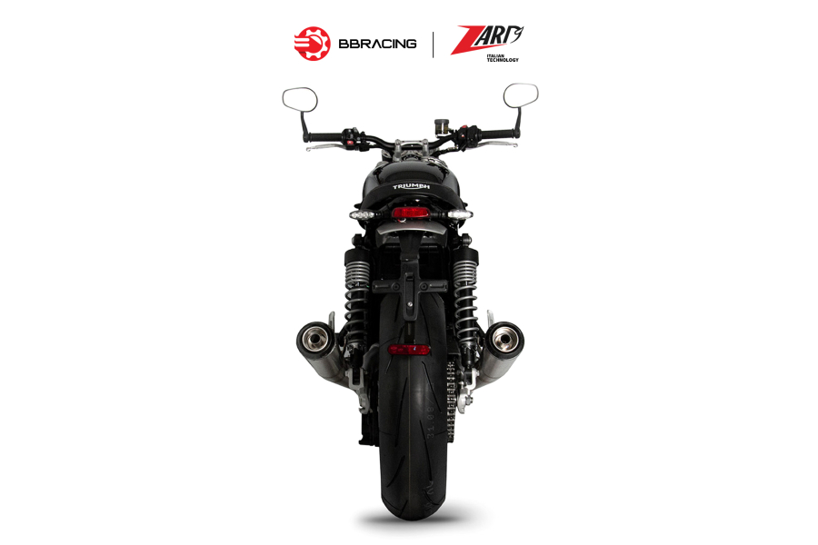 Zard Triumph Thruxton R RS 2021-23 - Slip On N.2 Conical Euro 5 Carbon End Cap