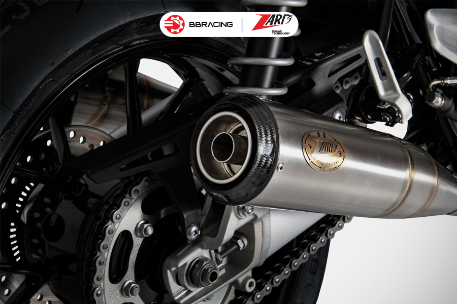 Zard Triumph Thruxton R RS 2021-23 - Slip On N.2 Conical Euro 5 Carbon End Cap