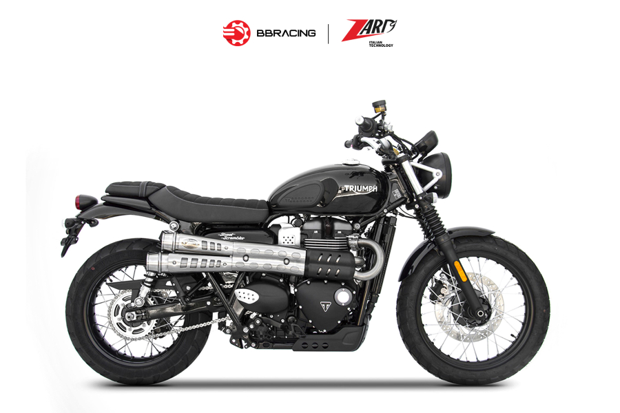 Zard Triumph Scrambler 900 - Slip On N.2 Six-Days Stainless Steel