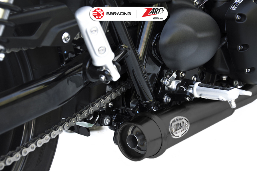 Zard Triumph Street Twin 900 2016-19 - Slip On N.2 Black Coating