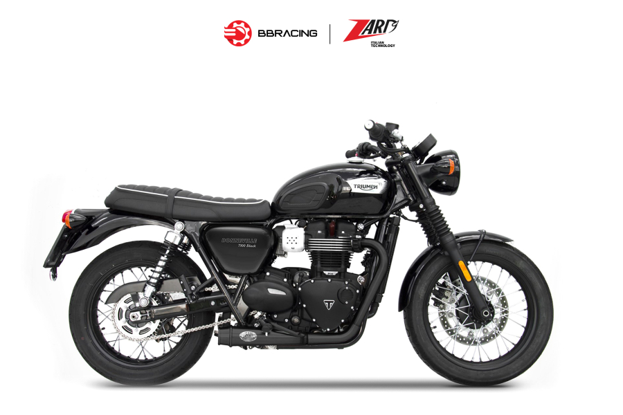 Zard Triumph Bonneville T120 - Full Kit 2>2 Black Coating