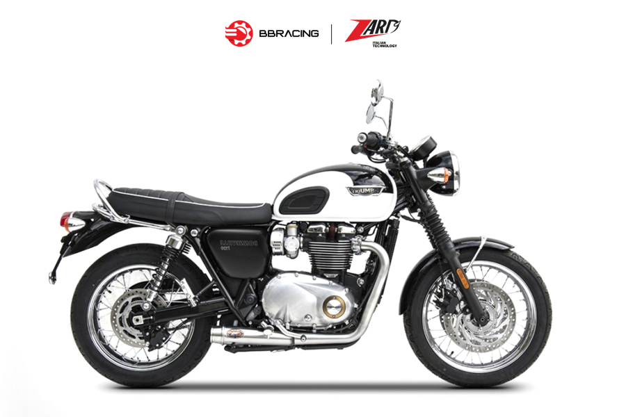 Zard Triumph Bonneville T120 - Full Kit 2>2 Racing Mirror Polished