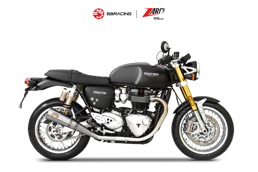 Zard Triumph Thruxton R - Slip On N.2 Silencers Conical Titanium