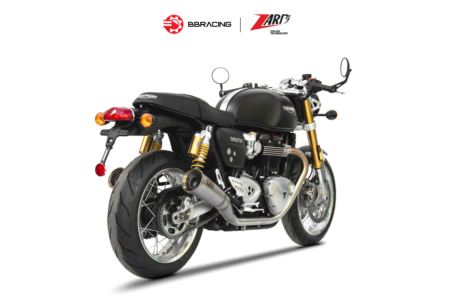 Zard Triumph Thruxton R - Slip On N.2 Silencers Conical Titanium