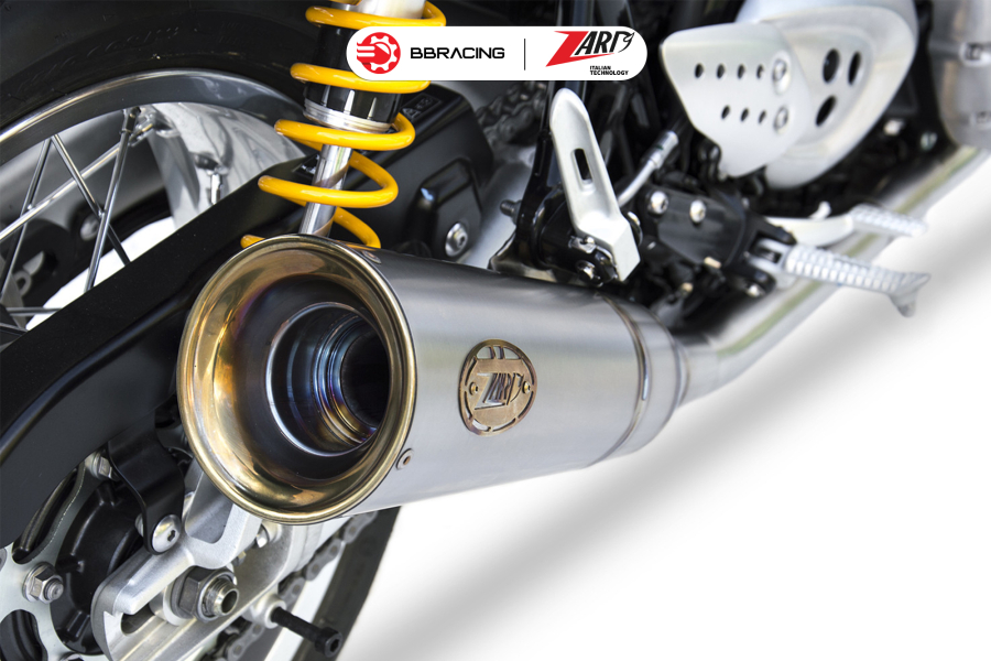 Zard Triumph Thruxton R - Slip On N.2 Silencers Conical Titanium