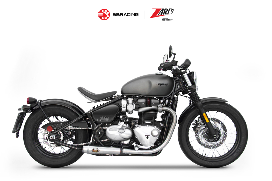 Zard Triumph Bonneville Bobber - Slip On N.2 Stainless Steel