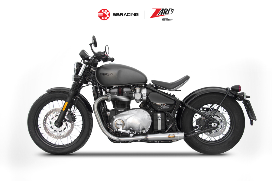 Zard Triumph Bonneville Bobber - Slip On N.2 Stainless Steel