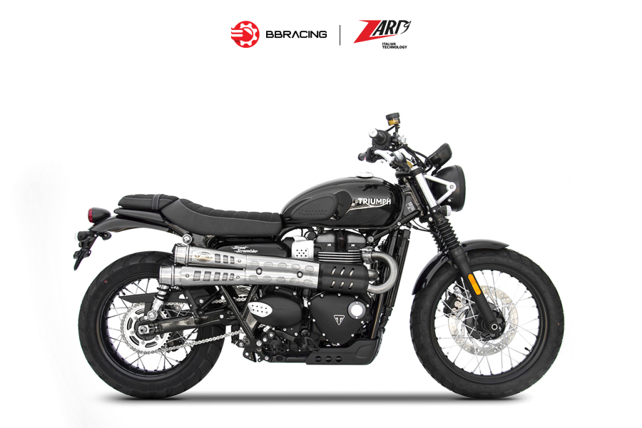 Zard Triumph Scrambler 900 - Slip On N.2 Six-Days Stainless Steel