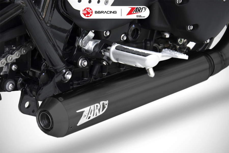 Zard Triumph Street Twin 900 2016-19 - Full Kit 2>1 Cross Version Black Coating