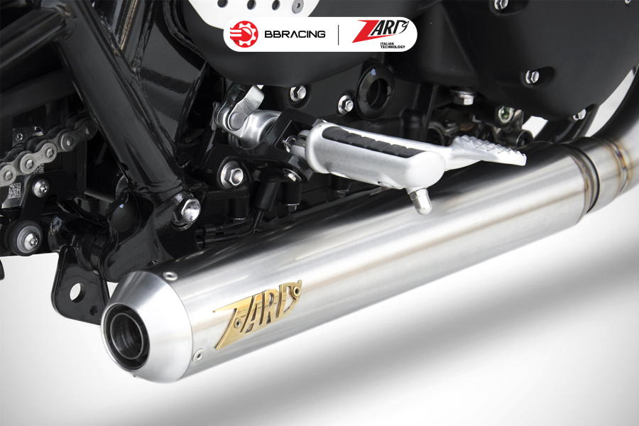 Zard Triumph Street Twin 900 2016-19 - Full Kit 2>1 Cross Version Mirror Polishing