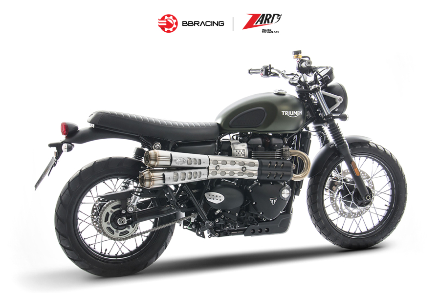 Zard Triumph Scrambler 900 - Slip On N.2 Stainless Steel