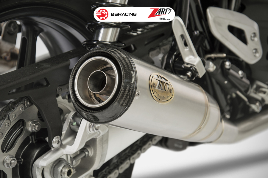 Zard Triumph Speed Twin 1200 2017-23 - Slip On N.2 Conical Carbon End Caps