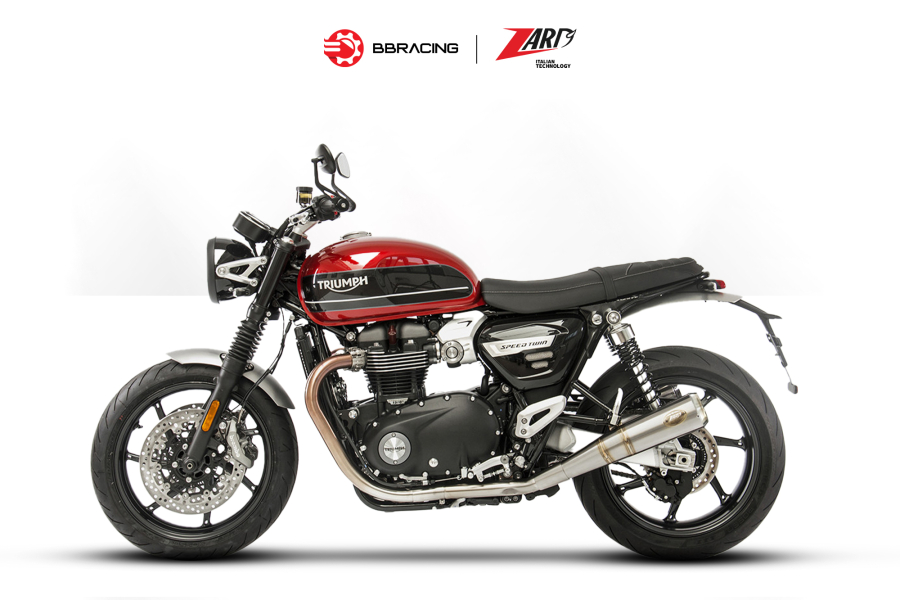 Zard Triumph Speed Twin 1200 2017-23 - Slip On N.2 Conical Stainless Steel