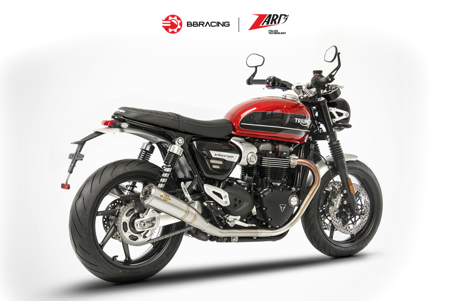 Zard Triumph Speed Twin 1200 2017-23 - Slip On N.2 Conical Stainless Steel