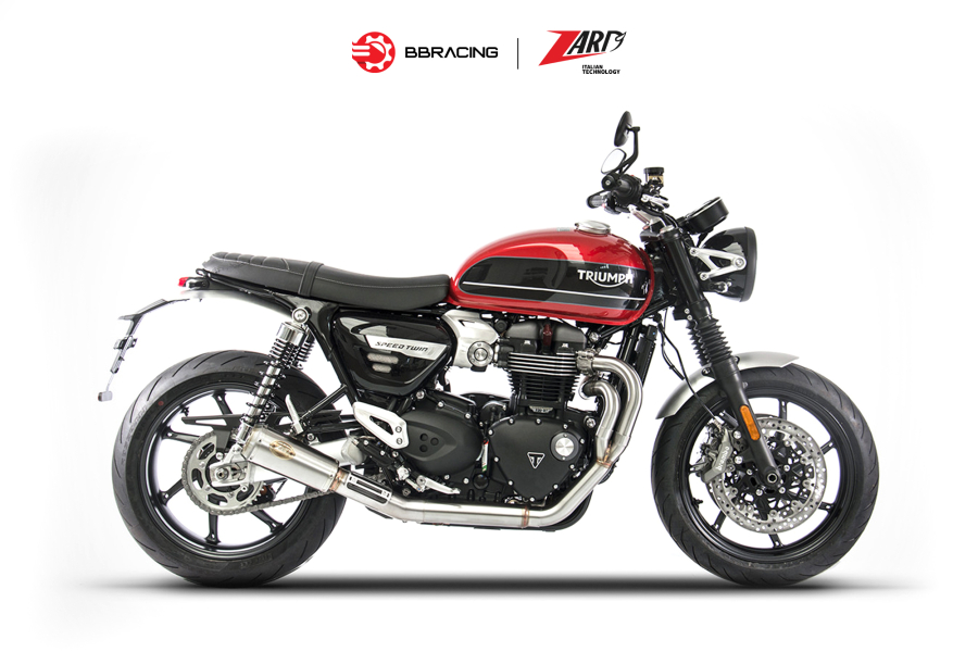 Zard Triumph Speed Twin 1200 2017-23 - Full Kit 2>1 SP Stainless Steel