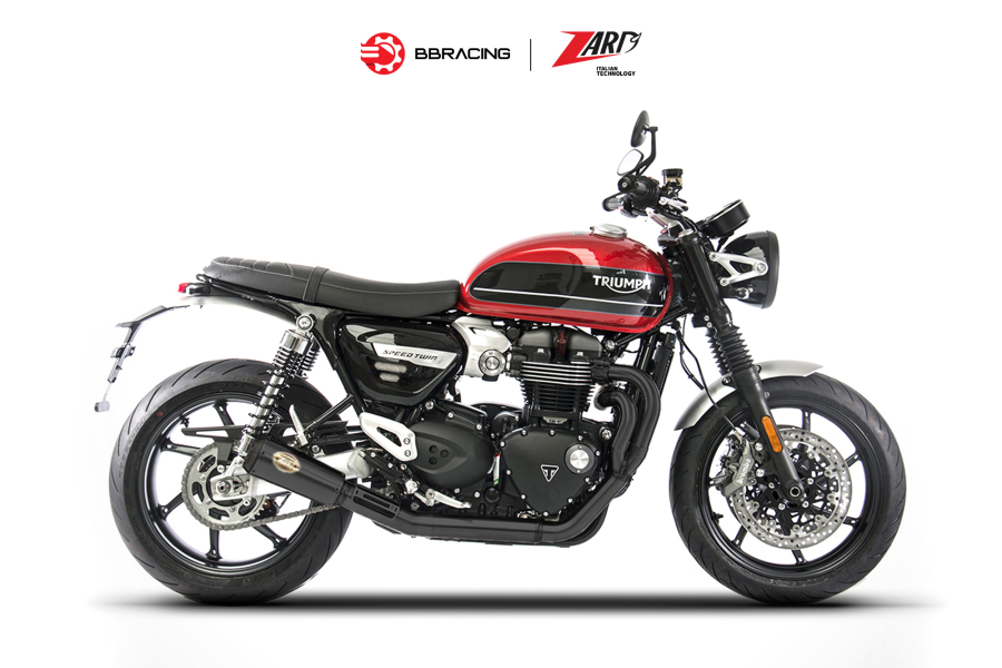 Zard Triumph Speed Twin 1200 2017-23 - Full Kit 2>1 SP Black Coating