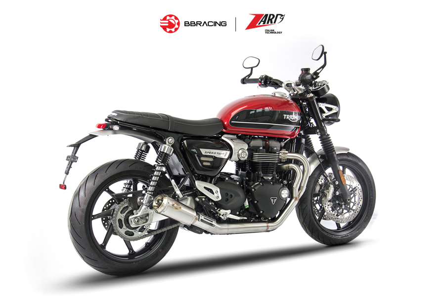 Zard Triumph Speed Twin 1200 2017-23 - Slip On N.2 SP Stainless Steel