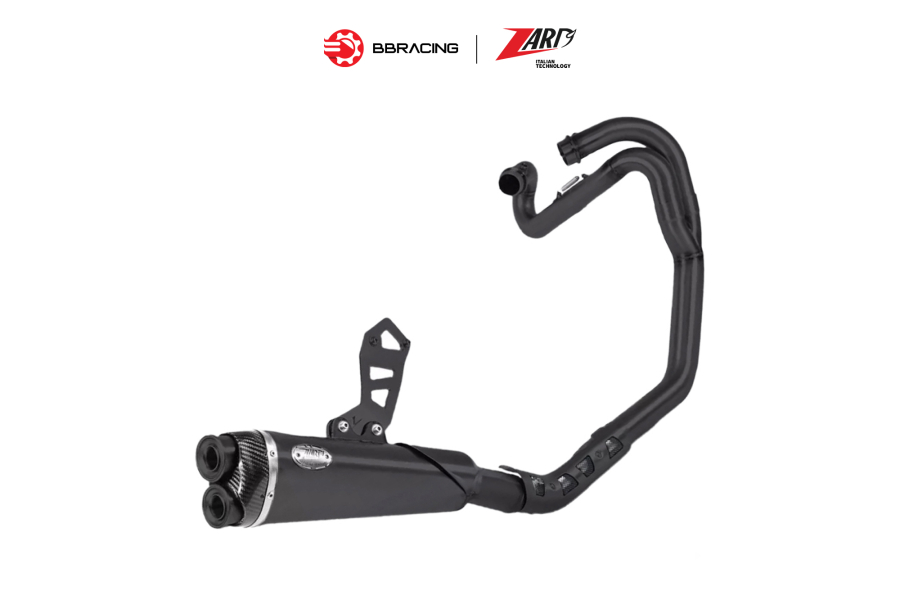 Zard Triumph Scrambler 1200 - Full Kit 21 Low Mounted Black Coating