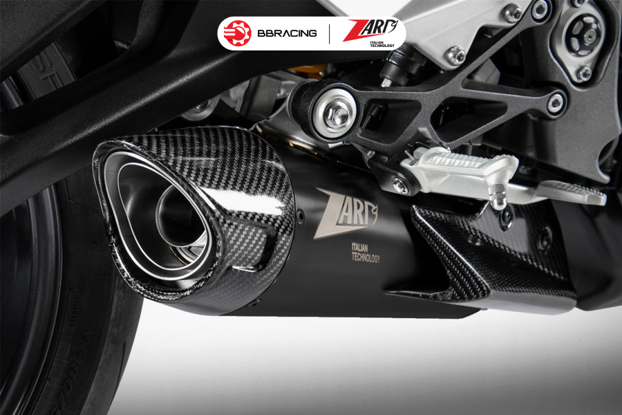 Zard Triumph Street Triple 765 2020-21 - Slip On Conical Black Coating Titanium