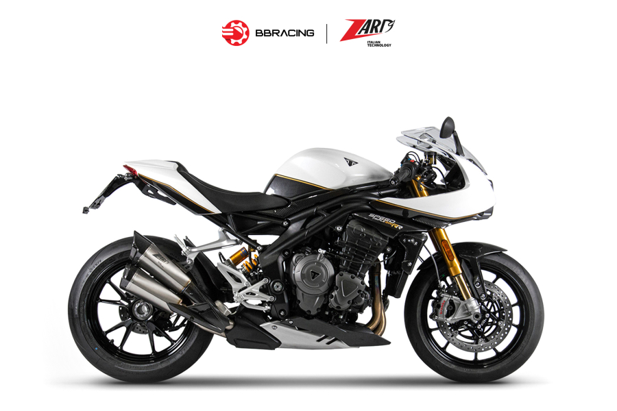 Zard Triumph Speed Triple 1200 RR RS - Slip On Titanium Euro 5