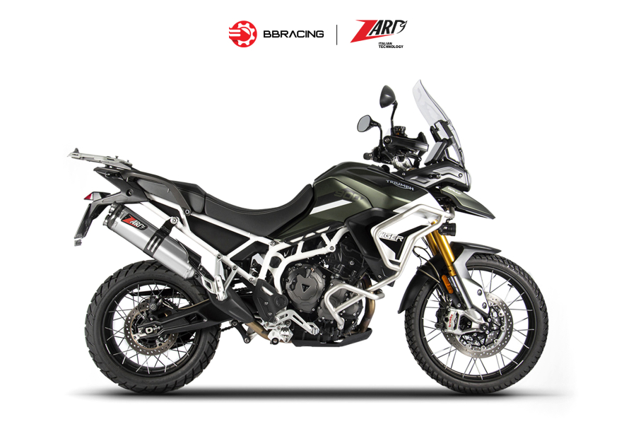 Zard Triumph Tiger 900 - Slip On Silencer Stainless Steel